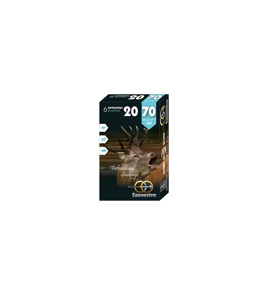 Balles Sauvestre BFS Plomb 20/70 22,5g Balles Sauvestre BFS Plomb 20/70 22,5g