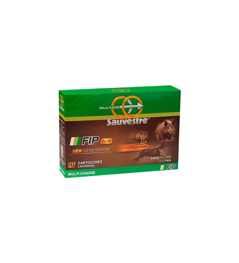Balles Sauvestre FIP Plus Sans Plomb 8x57 JRS 