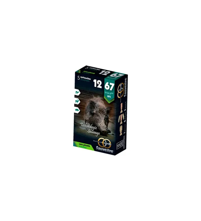 Balles Sauvestre BFS Sans Plomb 12/67 20,6g 
