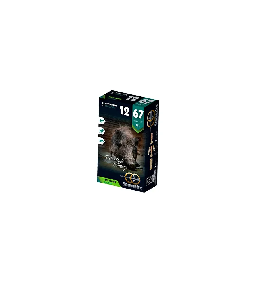 Balles Sauvestre BFS Sans Plomb 12/67 20,6g Balles Sauvestre BFS Sans Plomb 12/67 20,6g