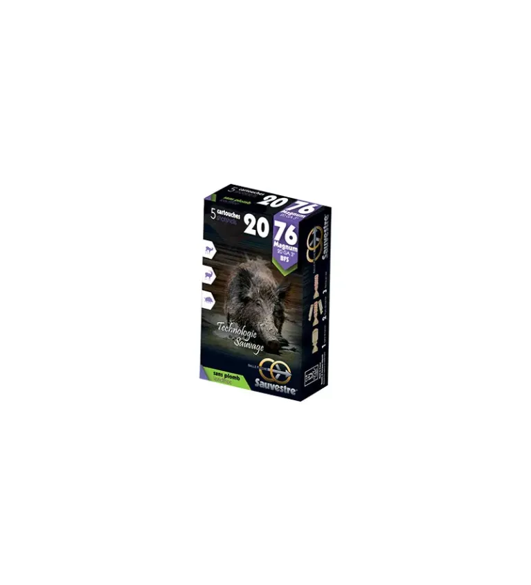 Balles Sauvestre BFS Sans Plomb 20/76 20,6g 