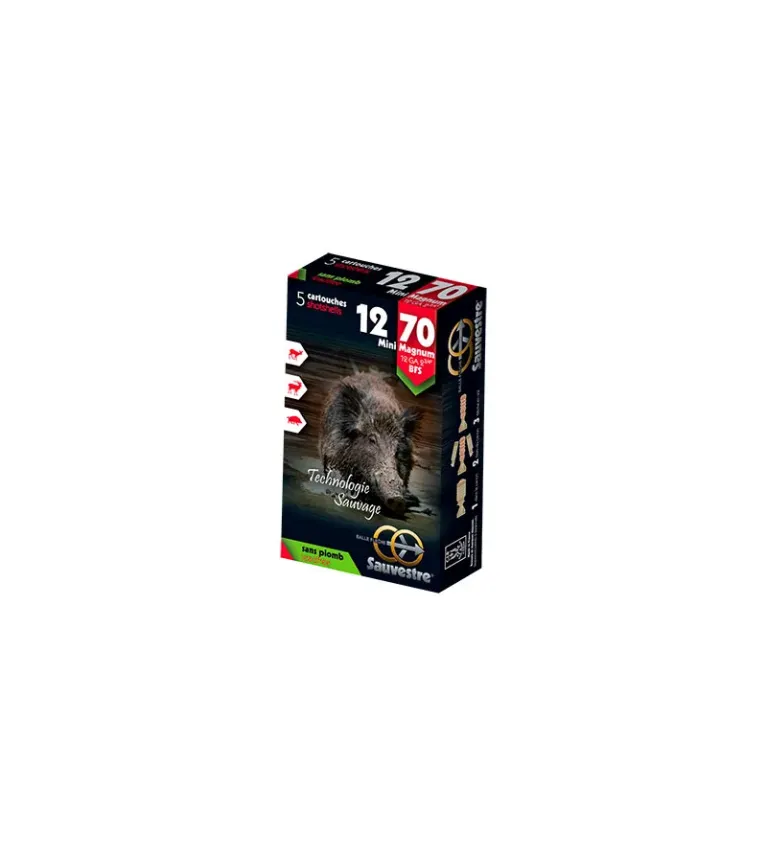 Balles Sauvestre BFS Sans Plomb 12/70 20,6g 