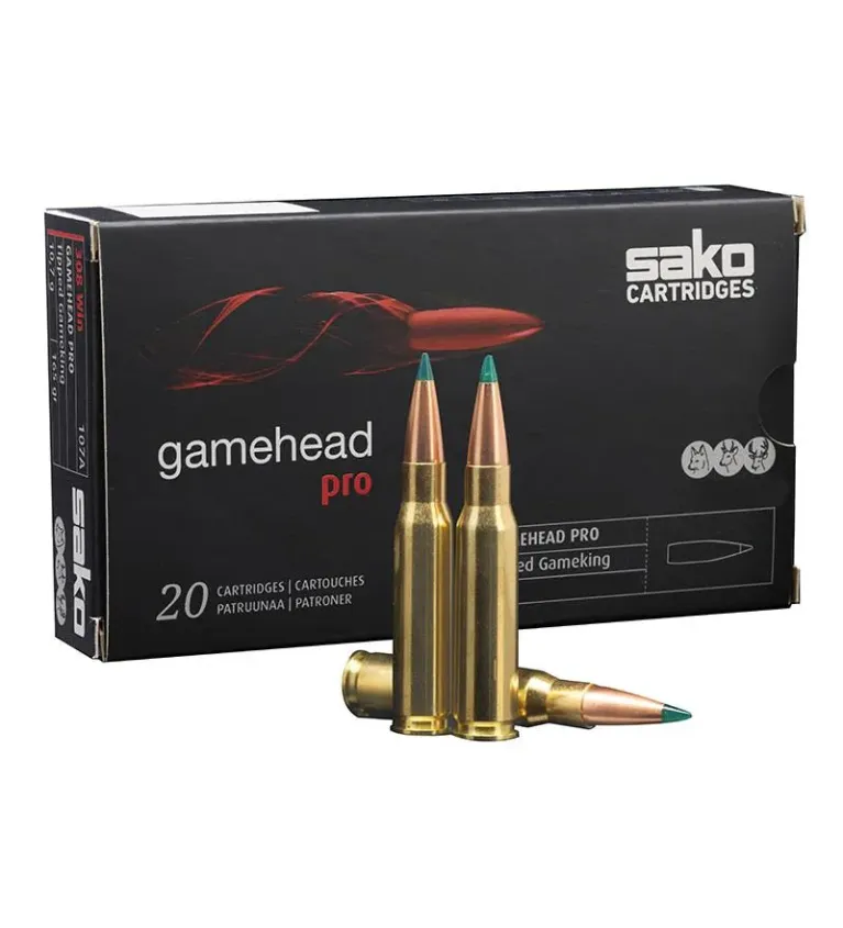 Balles Sako Gamehead Pro 30-06 Sprg 165 Grains 