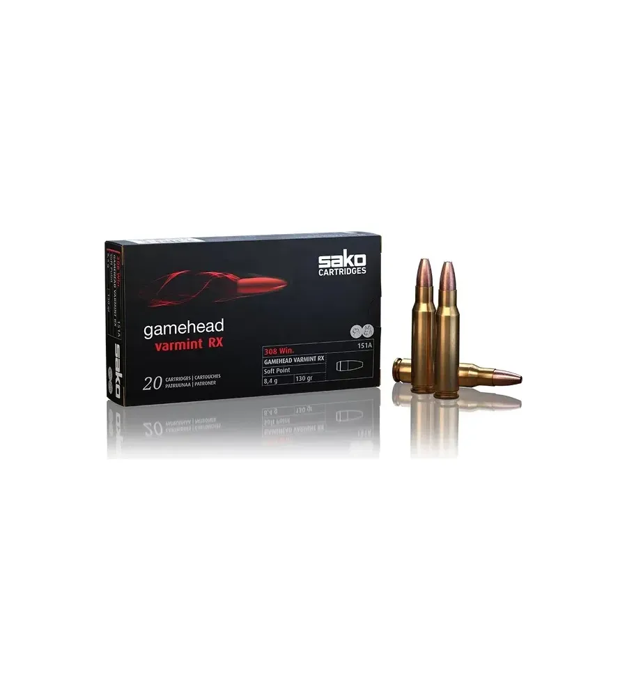 Balles Sako Gamehead Varmint Rx 308 Win 130 Grains Balles Sako Gamehead Varmint Rx 308 Win 130 Grains