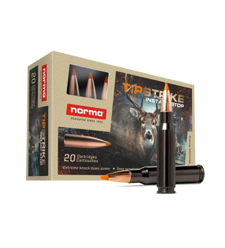 Balles Norma Tipstrike Silencer 30-06 Spring. 170gr 