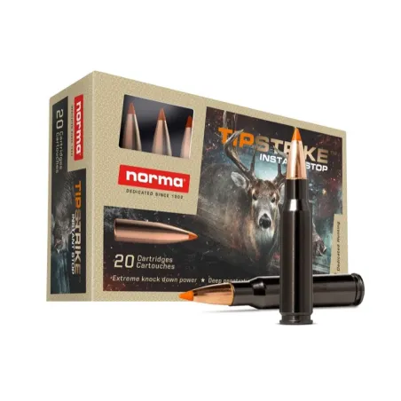 Balles Norma Tipstrike Silencer 30-06 Spring. 170gr 