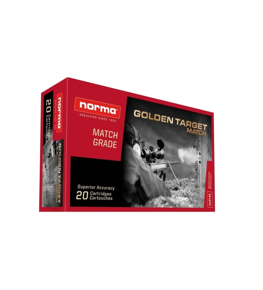 Balles Norma Golden Target 308 Win. 168gr Balles Norma Golden Target 308 Win. 168gr