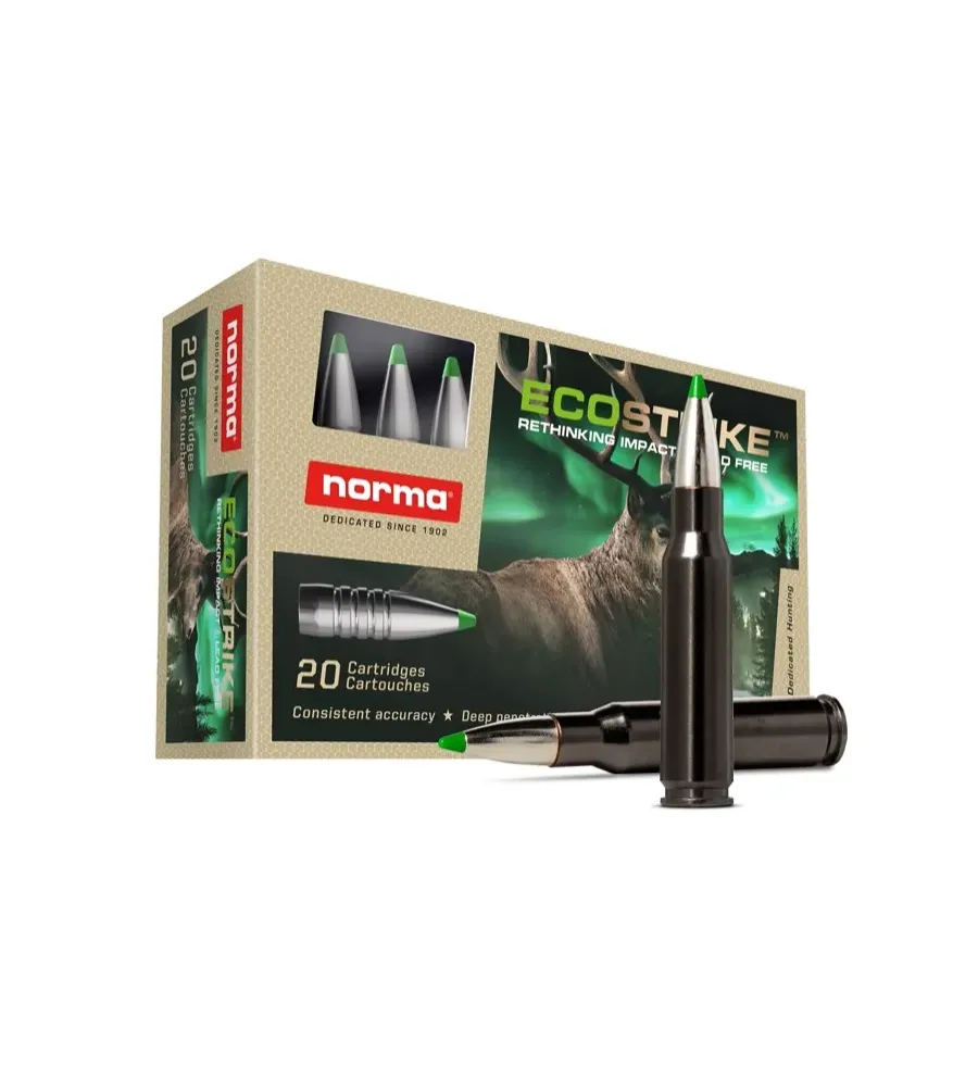 Balles Norma Ecostrike Silencer 8 x 57 JS 160gr Balles Norma Ecostrike Silencer 8 x 57 JS 160gr