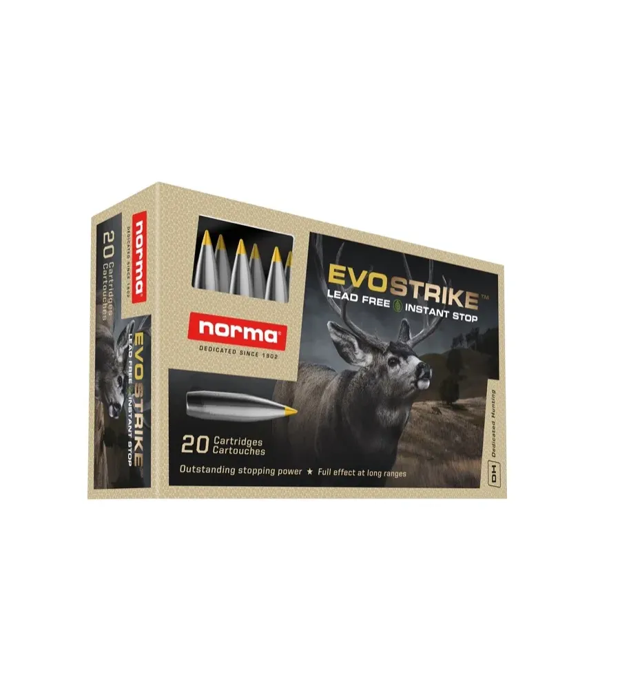 Balles Norma Evostrike 300 Win. Mag. 139gr Balles Norma Evostrike 300 Win. Mag. 139gr