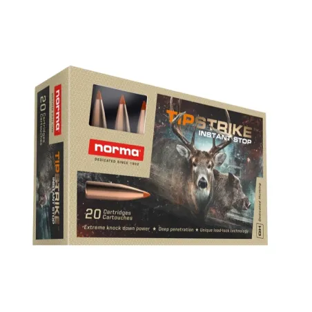 Balles Norma Tipstrike 300 Win. Mag. 170gr 