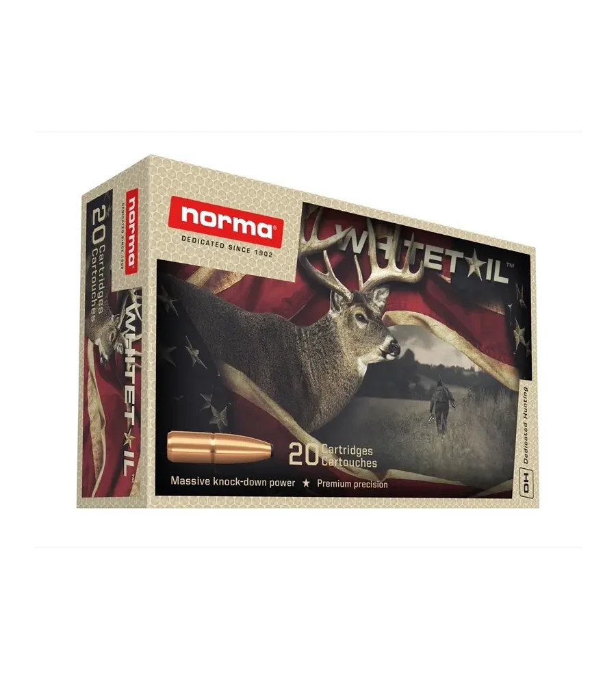 Balles Norma Whitetail 7 mm - 08 Rem. 150gr 