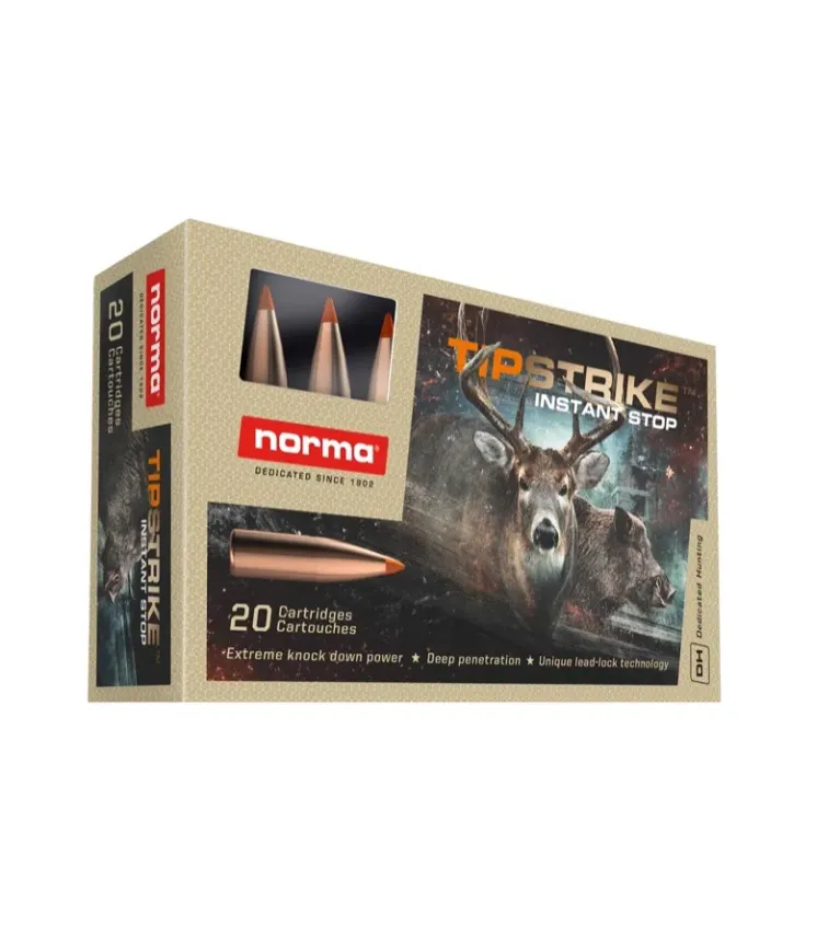 Balles Norma Tipstrike 8 x 57 JS 180gr 