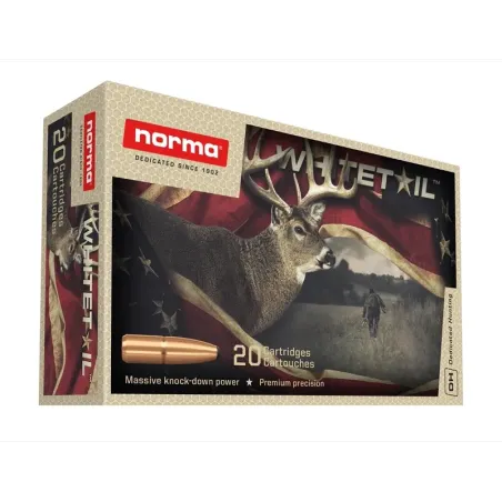 Balles Norma Whitetail 8 x 57 JS 196gr 
