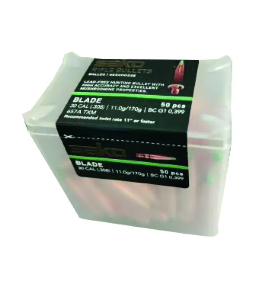 Ogive pour rechargement Sako SOFT POINT Cal. 311 (7,62x39)* Ogive pour rechargement Sako SOFT POINT Cal. 311 (7,62x39)*