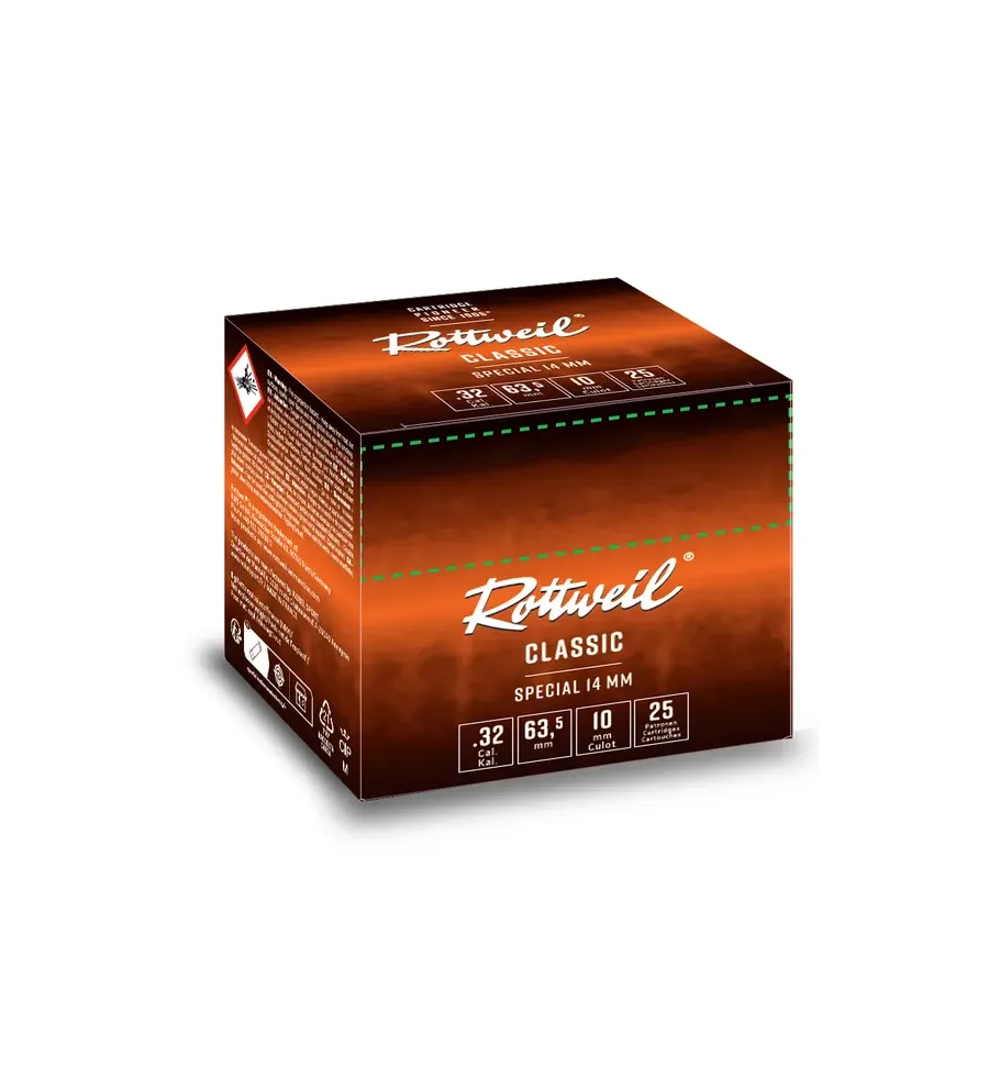 Cartouche Rottweill Special 14 Mm x25 