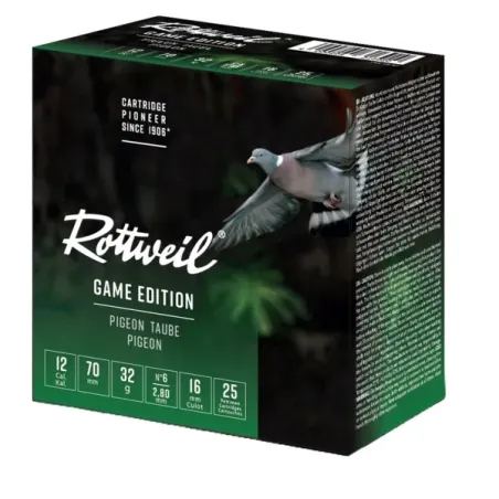 Cartouche Rottweill Pigeon 20/70 x25 