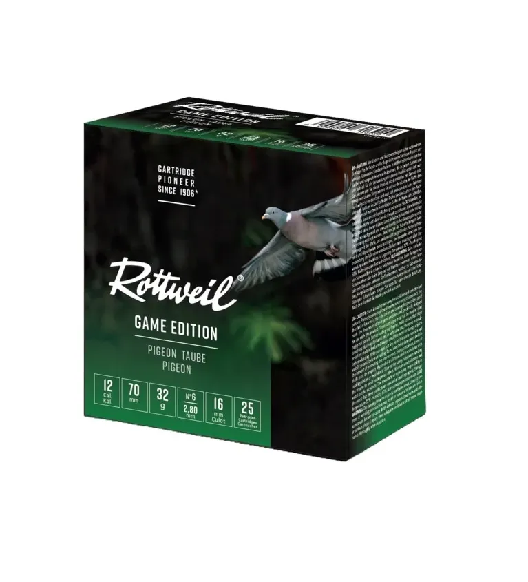 Cartouche Rottweill Pigeon 12/70 32g x25 