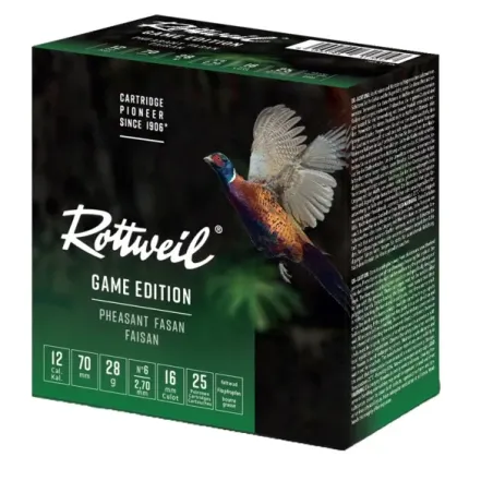 Cartouche Rottweill Faisan 12/70 x25 