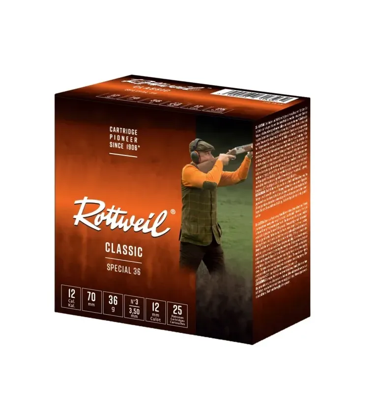 Cartouche Rottweill Special 36 12/70 x25 