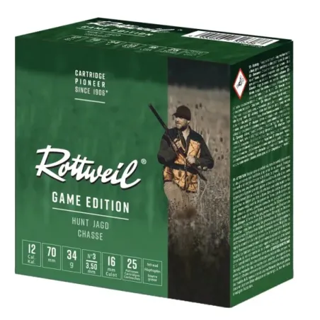 Cartouche Rottweill Hunt 12/70 x25 