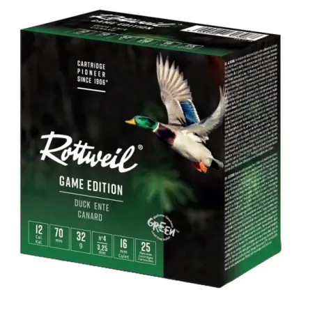 Cartouche Rottweill Canard 12/70 x25 