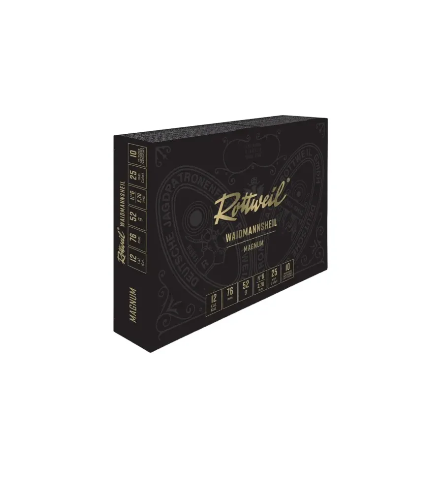 Cartouche Rottweill Magnum 12/76 x10 