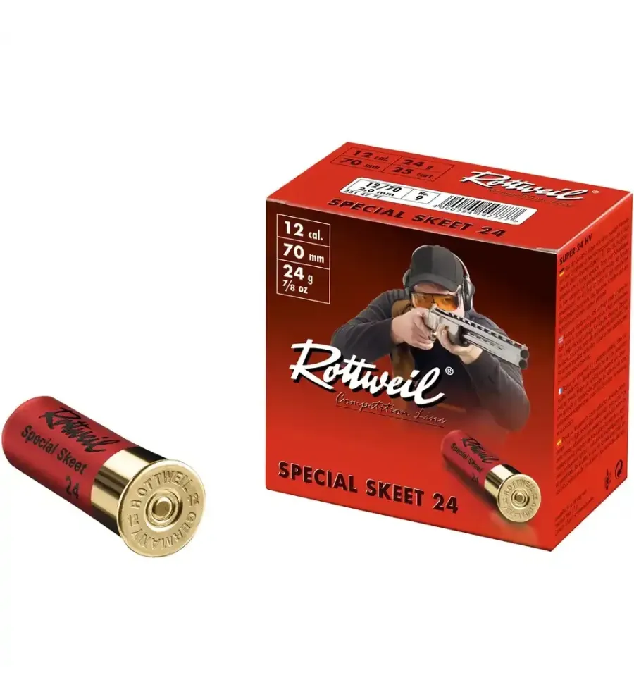 Cartouche Rottweil Special 24g 12/70 x25 - Tout-Chasse.fr