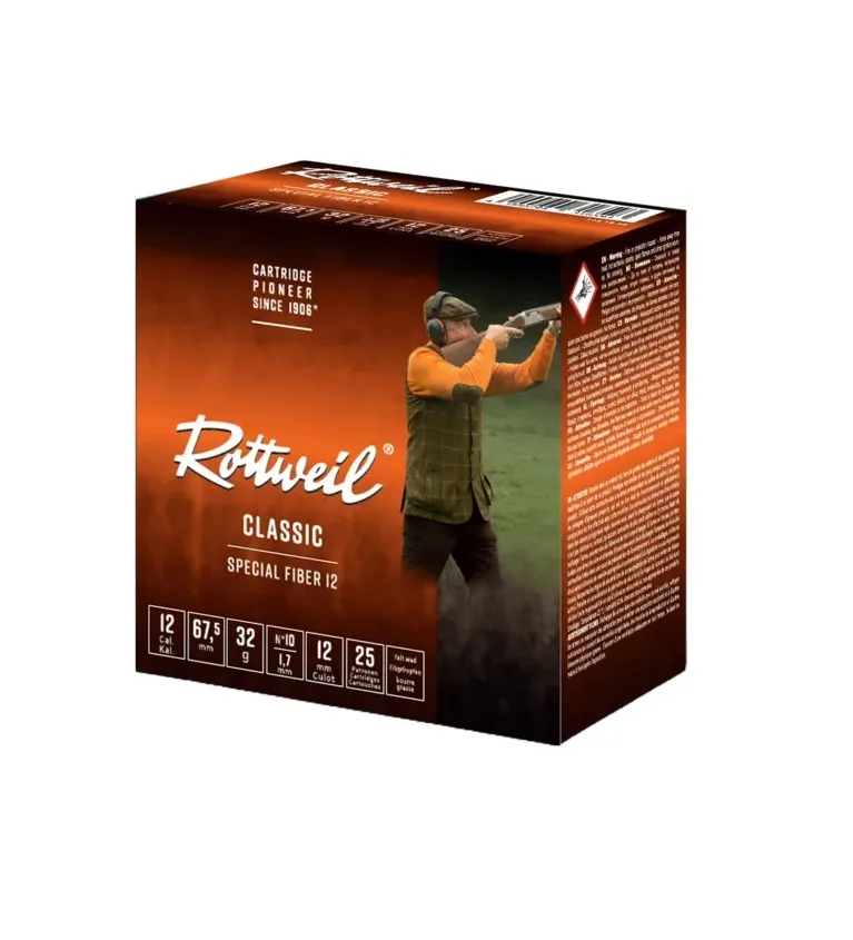 Cartouche Rottweil Special Fiber 12/67,5 x25 - Tout-Chasse.fr