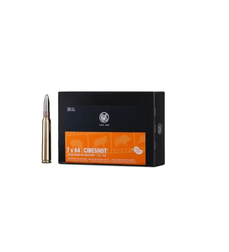 Balles Rws Cineshot 8x57 JS 187 grains 