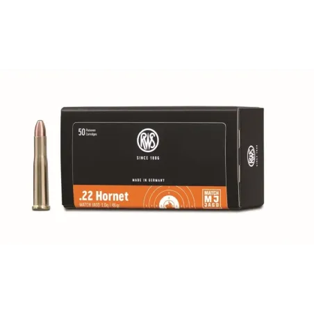 Balles Rws Match Jagd  .22 Hornet 46 grains 