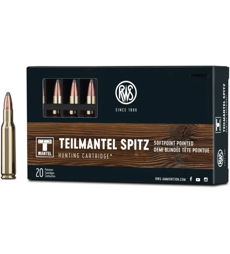 Balles Rws T Mantel  .22 Hornet 46 grains 