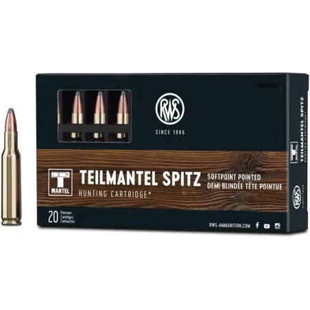 Balles Rws T Mantel  .22 Hornet 46 grains 