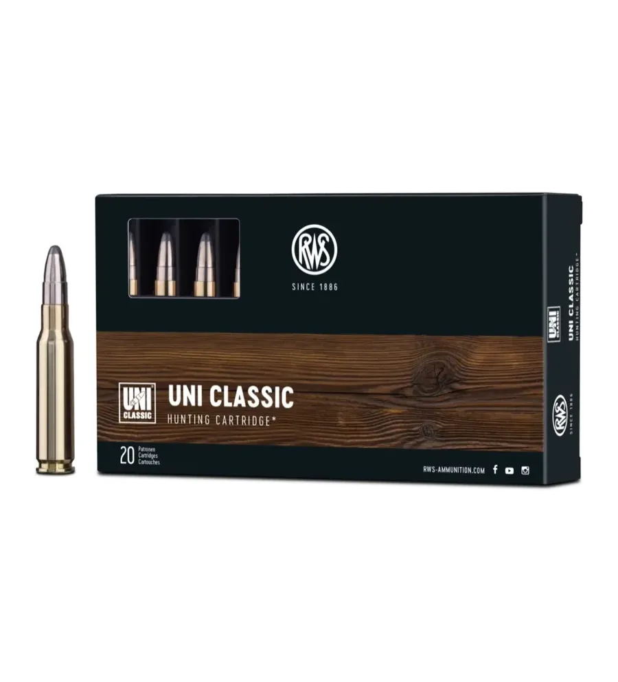 Balles Rws Uni Classic .30-06 Spring. 180 grains Balles Rws Uni Classic .30-06 Spring. 180 grains