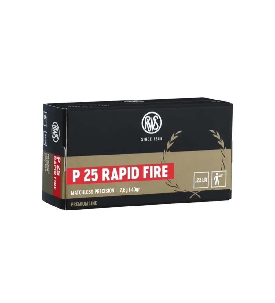 Balles 22LR Rws P25 Rapid Balles 22LR Rws P25 Rapid