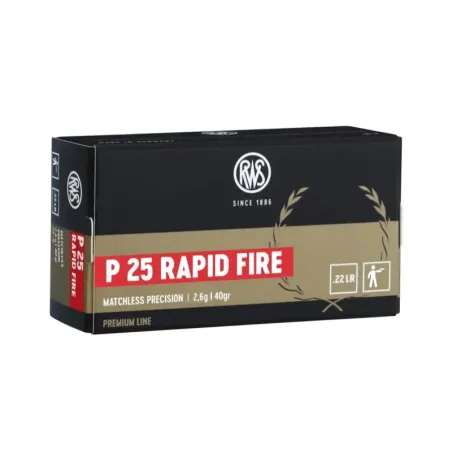 Balles 22LR Rws P25 Rapid 