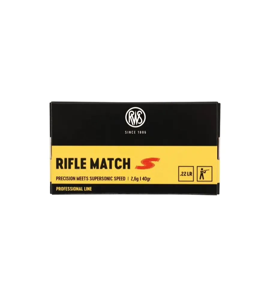 Balles 22LR Rws Rifle Match S 