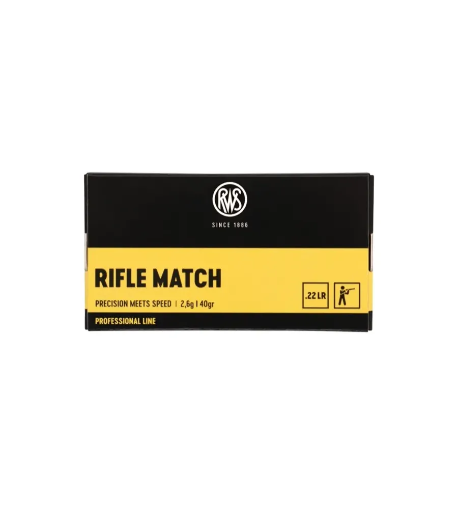 Balles 22LR Rws Rifle Match Balles 22LR Rws Rifle Match