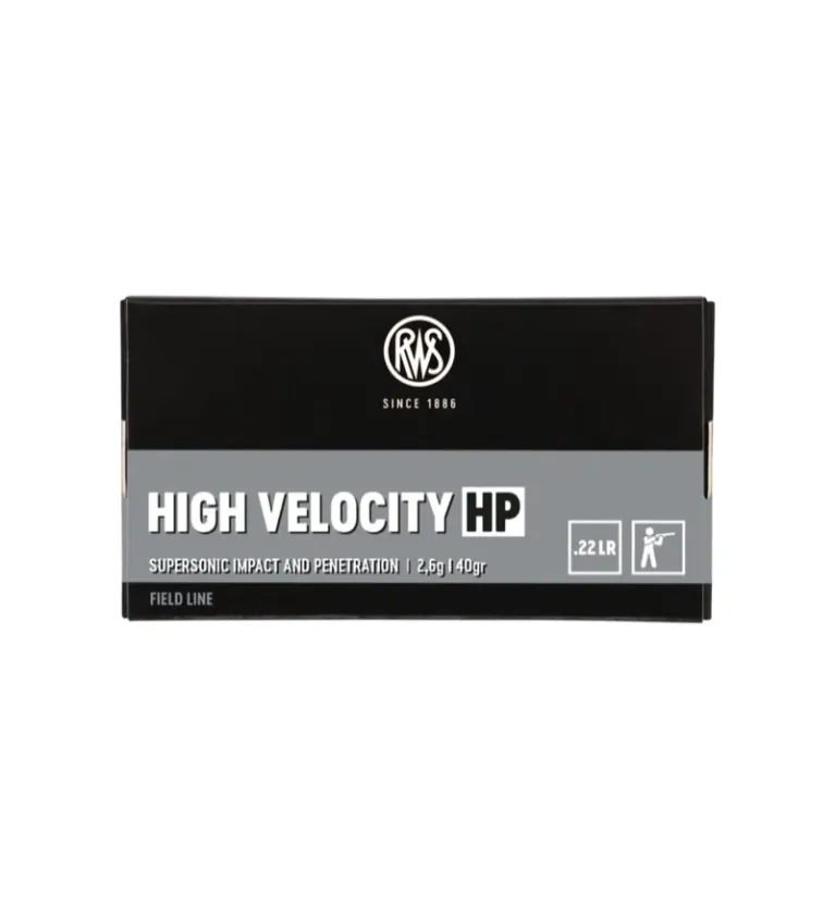 Balles 22LR Rws High Velocity Hp 