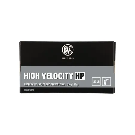 Balles 22LR Rws High Velocity Hp 