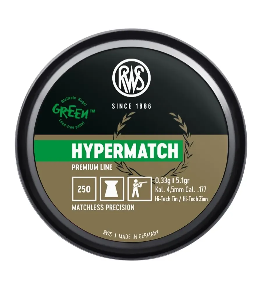 Plombs Rws Hypermatch 4,5mm Plombs Rws Hypermatch 4,5mm