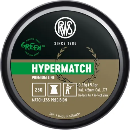 Plombs Rws Hypermatch  4,5mm 