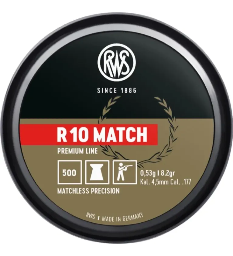 Plombs Rws R10 Match Weka 4,5mm 