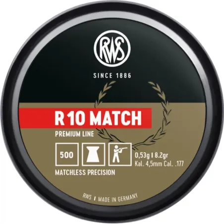 Plombs Rws R10 Match Weka 4,5mm 