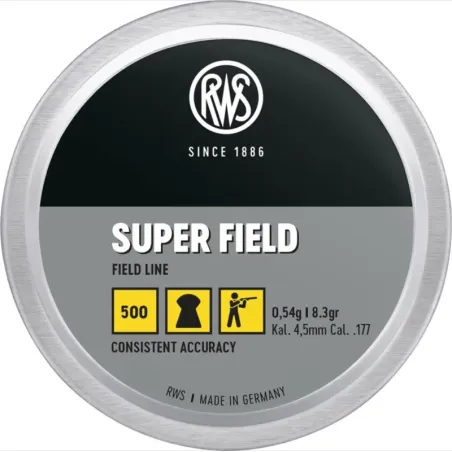 Plombs Rws Super-Field 5,5mm 15,9g 