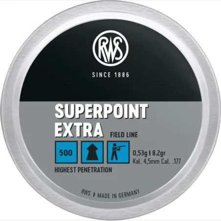 Plombs Rws Superpoint Extra 4,5mm 