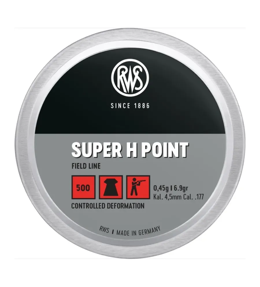 Plombs Rws Super-H-Point 5,5mm Plombs Rws Super-H-Point 5,5mm