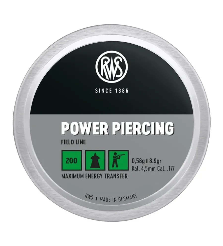 Plombs Rws Power Piercing 5,5mm Plombs Rws Power Piercing 5,5mm
