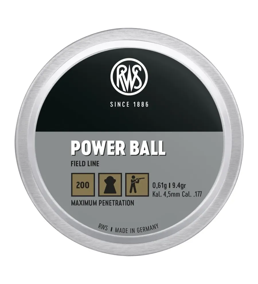 Plombs Rws Power Ball 4,5mm Plombs Rws Power Ball 4,5mm