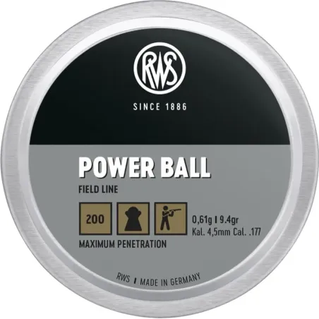 Plombs Rws Power Ball 4,5mm 