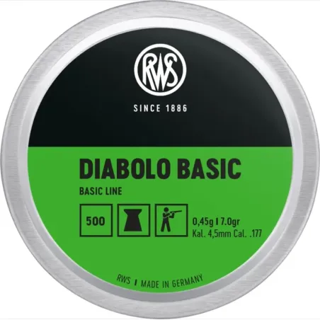 Plombs Rws Diabolo Basic 4,5mm 